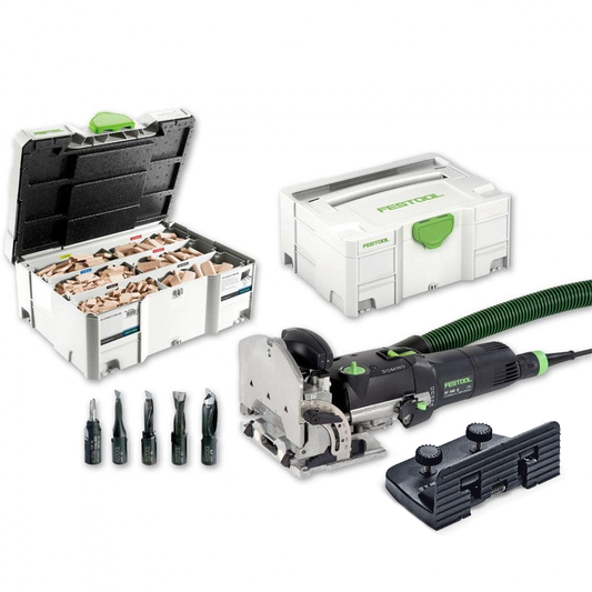 FESTOOL DF 500 Q DOMINO JOINER KIT INCLUDES 498899 ASSORTMENT SET tool-junction-nz