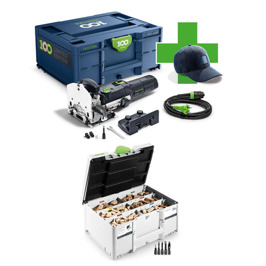 Limited Stock! FESTOOL DF 500 Q DOMINO JOINER KIT (INCLUDES ASSORTMENT SET)