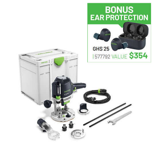 FESTOOL OF 1400 EBQ-PLUS VARIABLE SPEED 1/2" ROUTER
