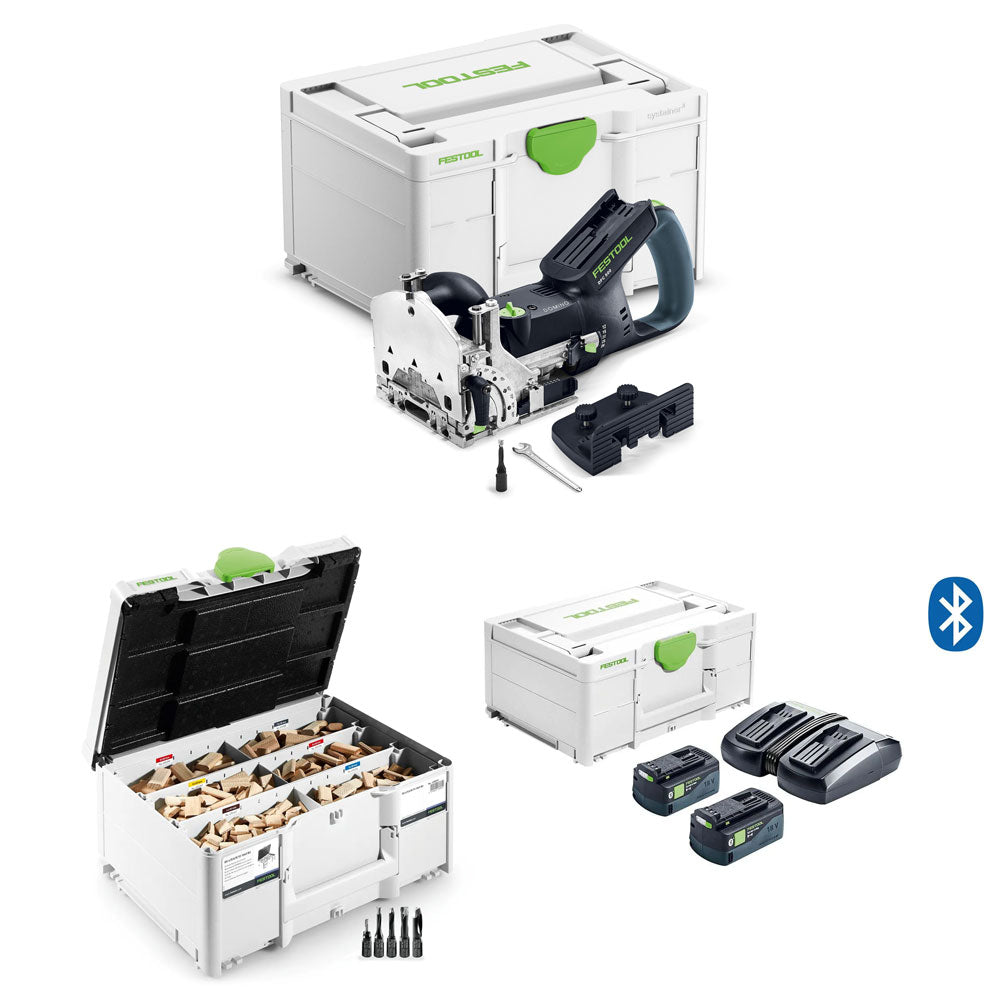 FESTOOL DFC 500 Q-PLUS CORDLESS DOMINO JOINER KIT