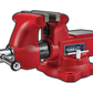 Tusk Swivel Bench Vice with Anvil and Pipe Jaws 114mm (4.5") Red