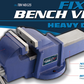 Tusk Bench Vice Heavy Duty 125mm (5") Matt Blue