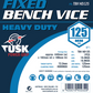 Tusk Bench Vice Heavy Duty 125mm (5") Matt Blue