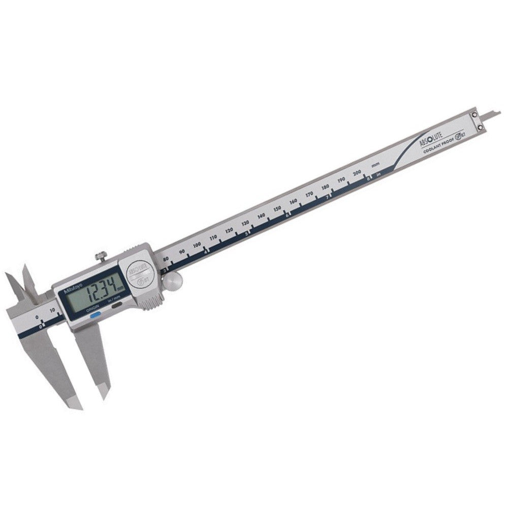 MITUTOYO Digital Caliper 0-200mm/0-8"x 0.01mm/0.0005" IP68 (MT500-753-20)