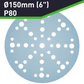Festool 575162 Granat Sandpaper D150mm (6"), P80 Grit, 50 Pack