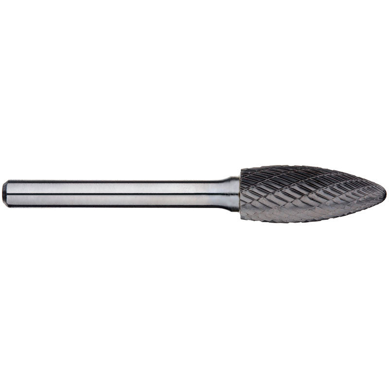 Alpha 12.7mm Flame Carbide Burr - 6mm Shank Metric (SH-5MDC)