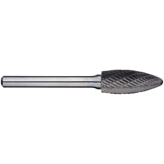 Alpha 12.7mm Flame Carbide Burr - 6mm Shank Metric (SH-5MDC)