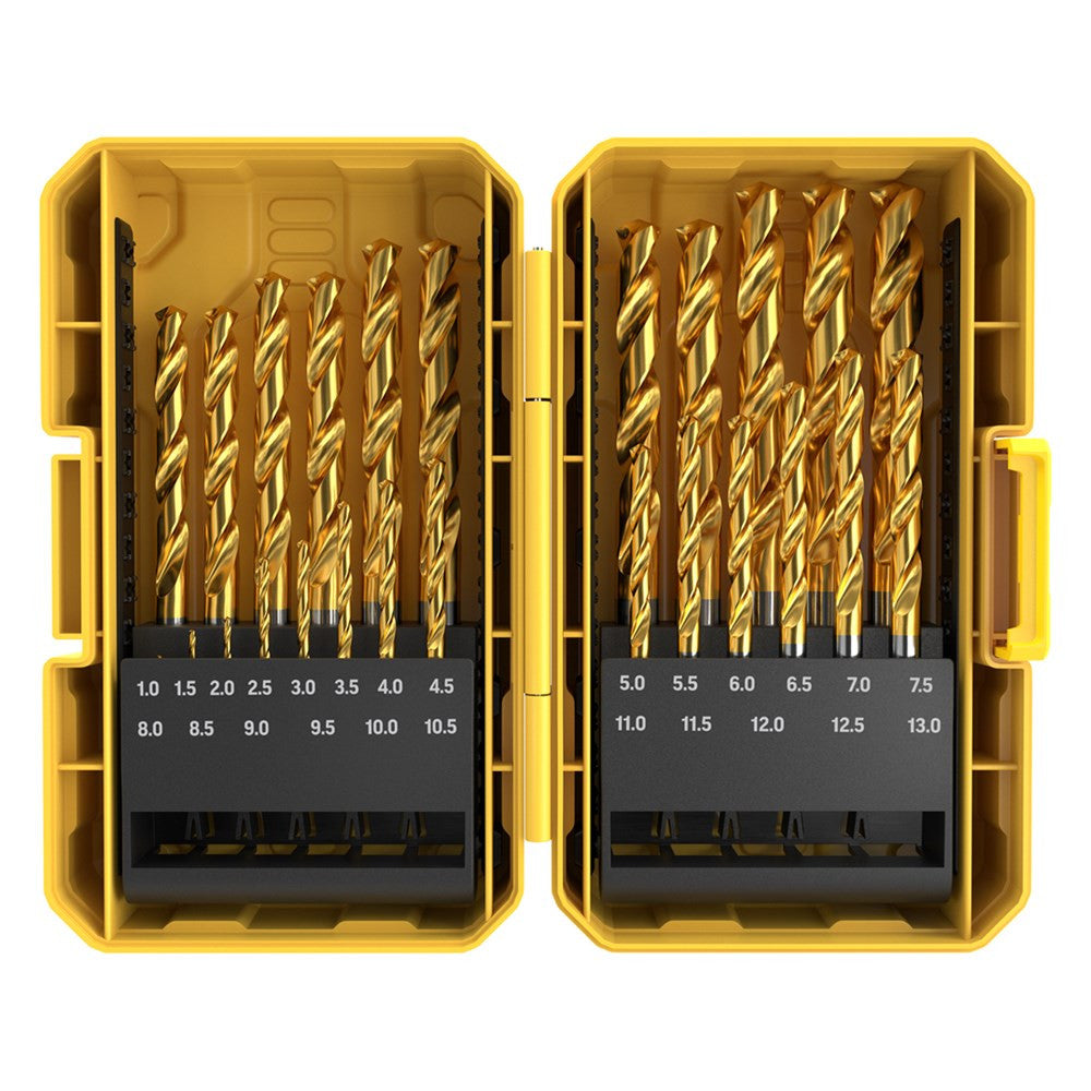 Alpha TuffBox PRO Gold Series Drill Set Metric 1.0 - 13.0mm 25 piece