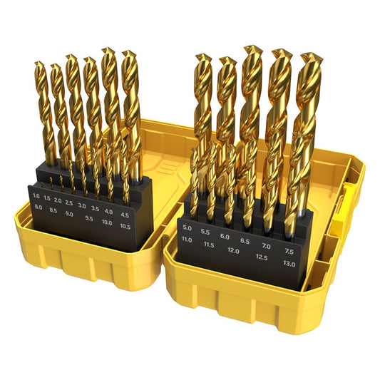 Alpha TuffBox PRO Gold Series Drill Set Metric 1.0 - 13.0mm 25 piece