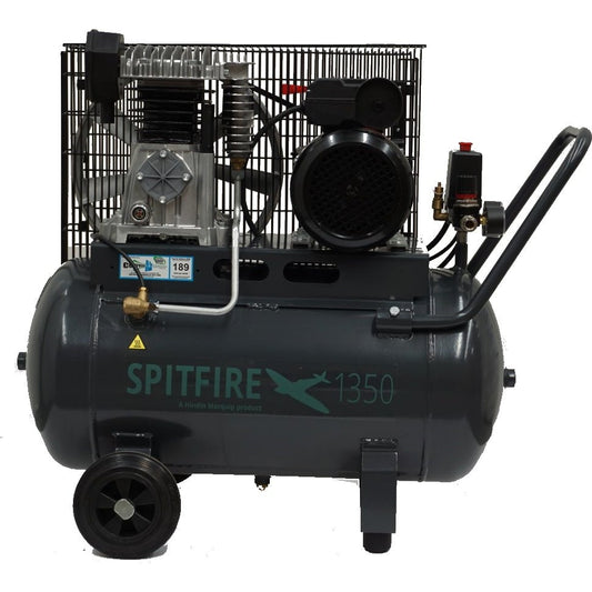 Hindin Spitfire 1350N 2.5HP 50L Single Phase Belt Drive Compressor
