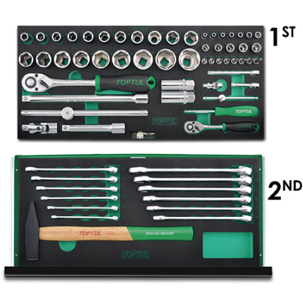 Toptul Tool Chest Set 99pc GREEN (GCAZ0038)