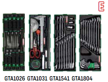 Toptul Tool Kit Combo RED 20 Trays AF/MM (taaa1002k281)