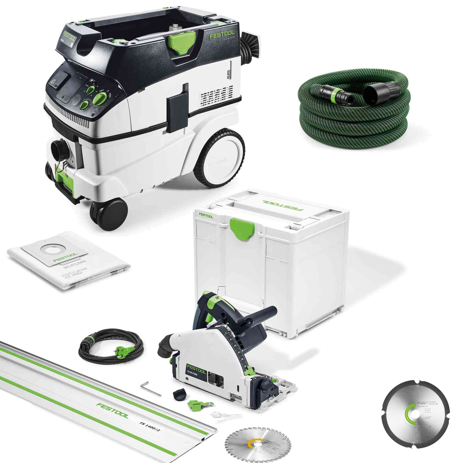 Festool Compressed Fibre Cement CFC / Hardies Cutting Kit TS 55 FEBQ 1200W tool-junction-nz