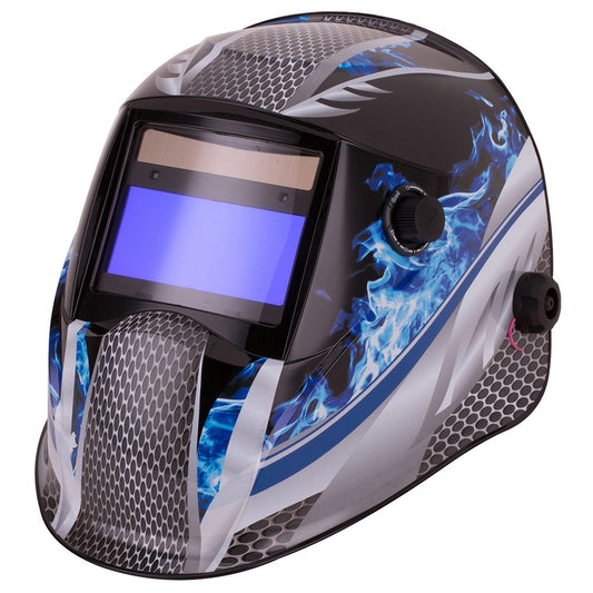Gold Fire Metal Welding Helmet (WSG1607)