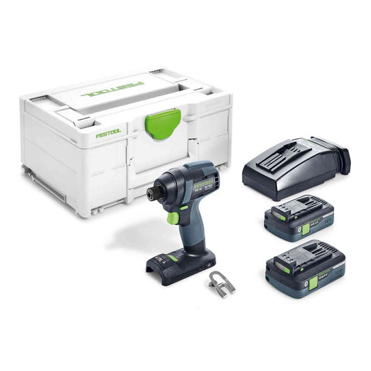 Festool TID 18 Impact Driver Kit With Batteries & Charger (576481-KIT)