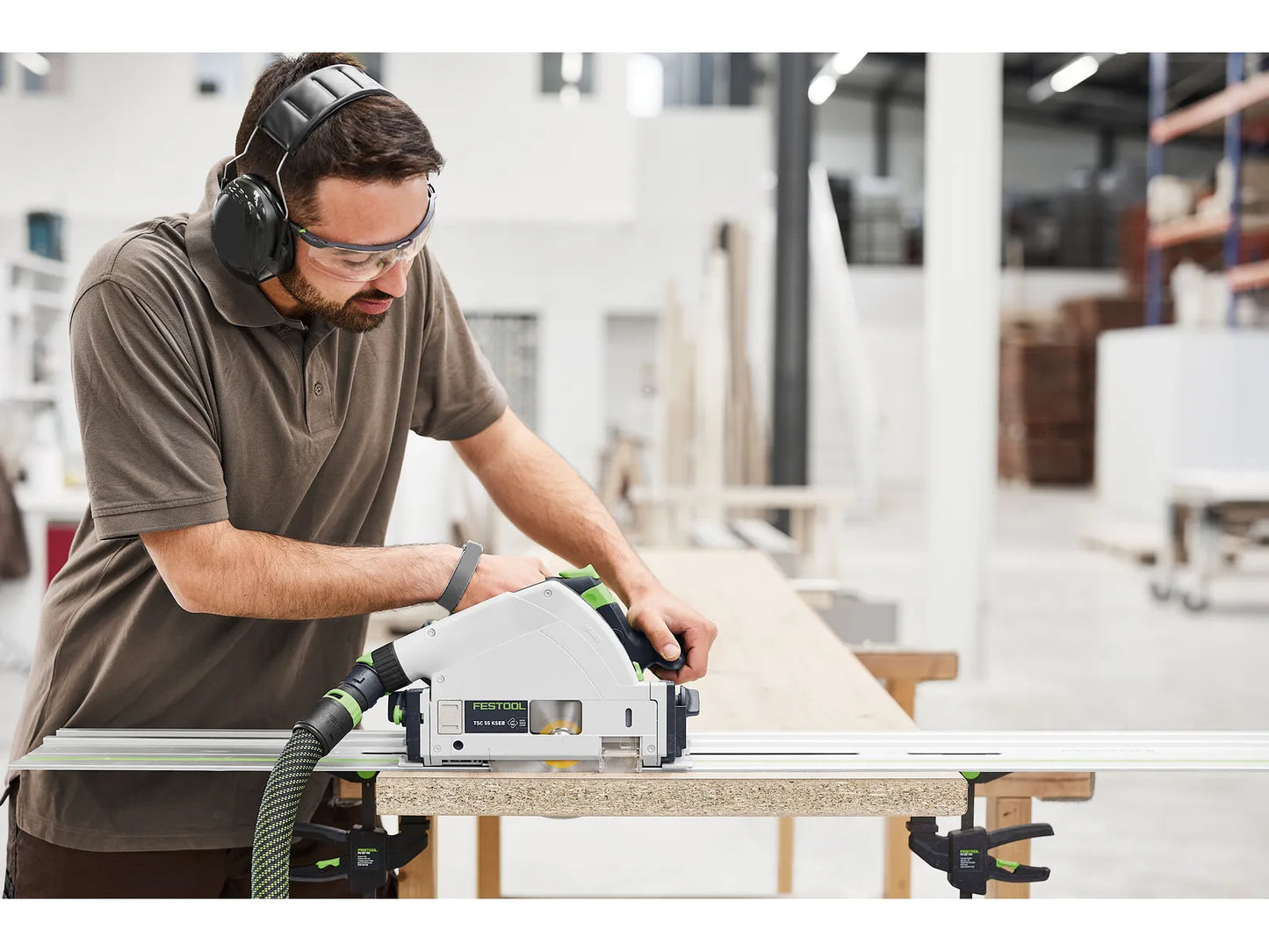 Festool TSC 55 KSEB Li-Basic Single Battery Port Cordless Plunge Cut Skin (577988)