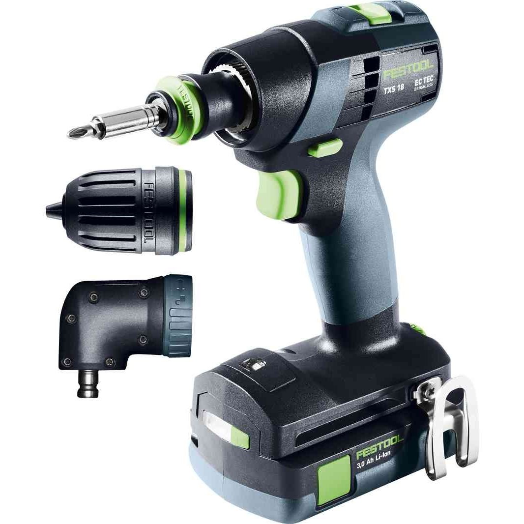 Festool 18v Cordless drill TXS 18 C 3.0-Set 577335-KIT tool-junction-nz