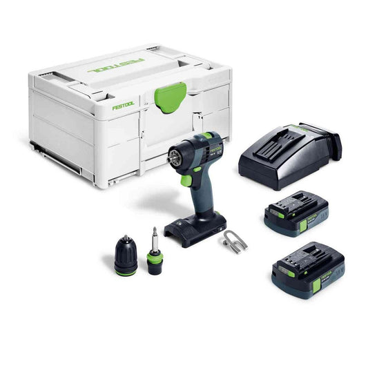 Festool 18v Cordless drill TXS 18-3.0-PLUS 576894-KIT tool-junction-nz