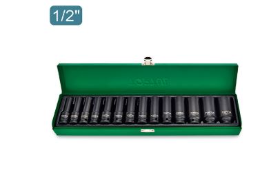 Socket Set Impact 1/2"Dr 14pc Deep 10-32mm (GDAD1401)