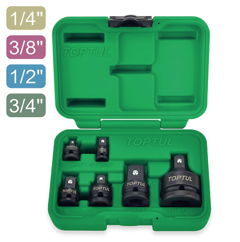 Impact Adapter Set 6pc 1/4; 3/8; 1/2; 3/4"