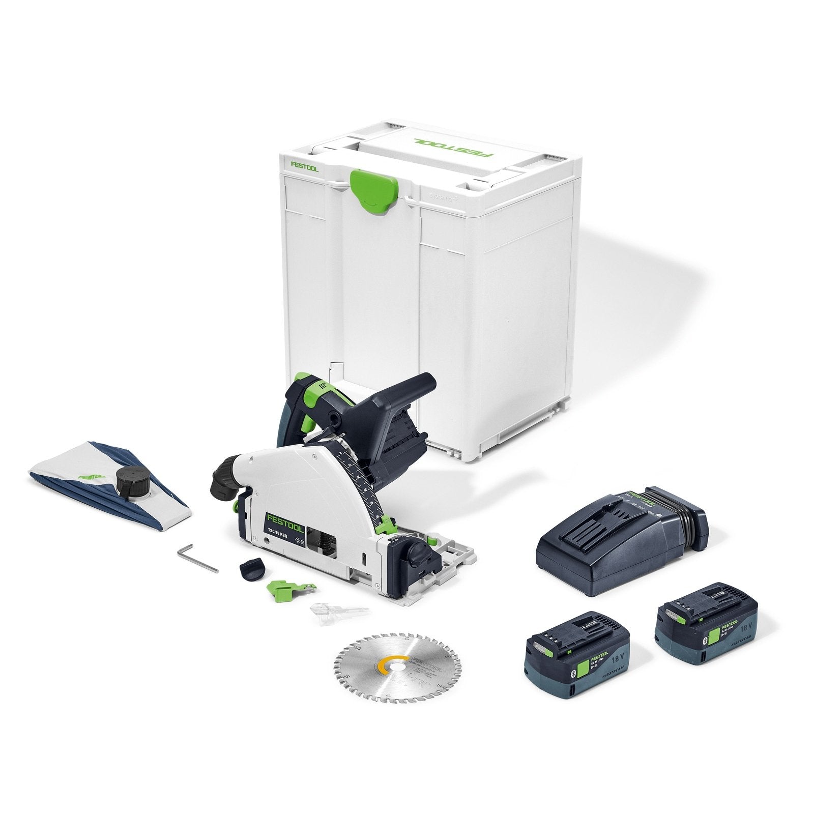 FESTOOL TSC 55 KEB CORDLESS PLUNGE SAW KIT 576712-KIT tool-junction-nz