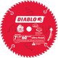 Diablo 7.25 in. / 184mm 60T Ultra Finish Saw Blade tool-junction-nz