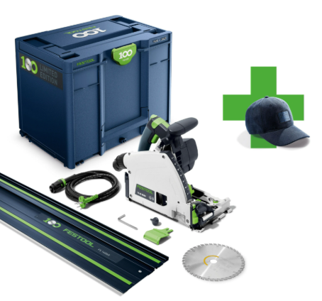 Festool 100Y TS 60K CORDED PLUNGE CUT SAW & 100 YEAR RAIL
