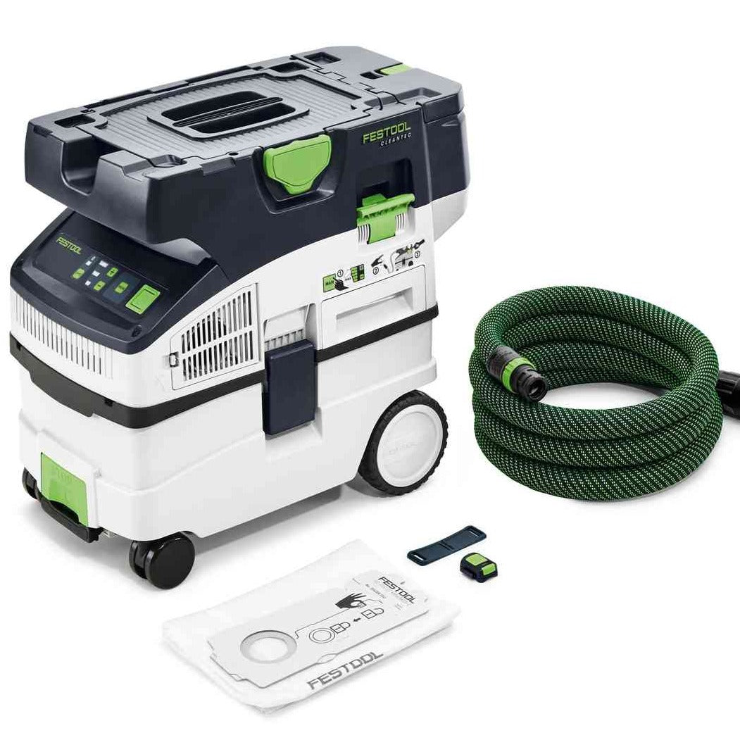 Festool Cordless Mobile Dust Extractor CTMC MIDI I-Basic 577067 tool-junction-nz