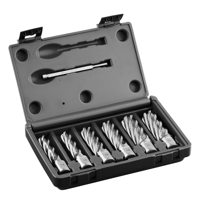 55mm Long Euroboor HSS Annular Cutter Sets