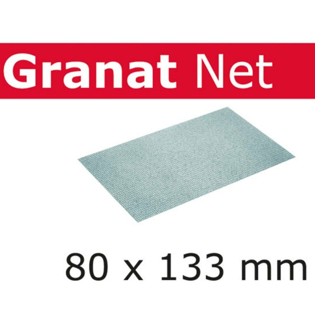 80 x 133 Festool Granat Sandpaper NET 50Pk