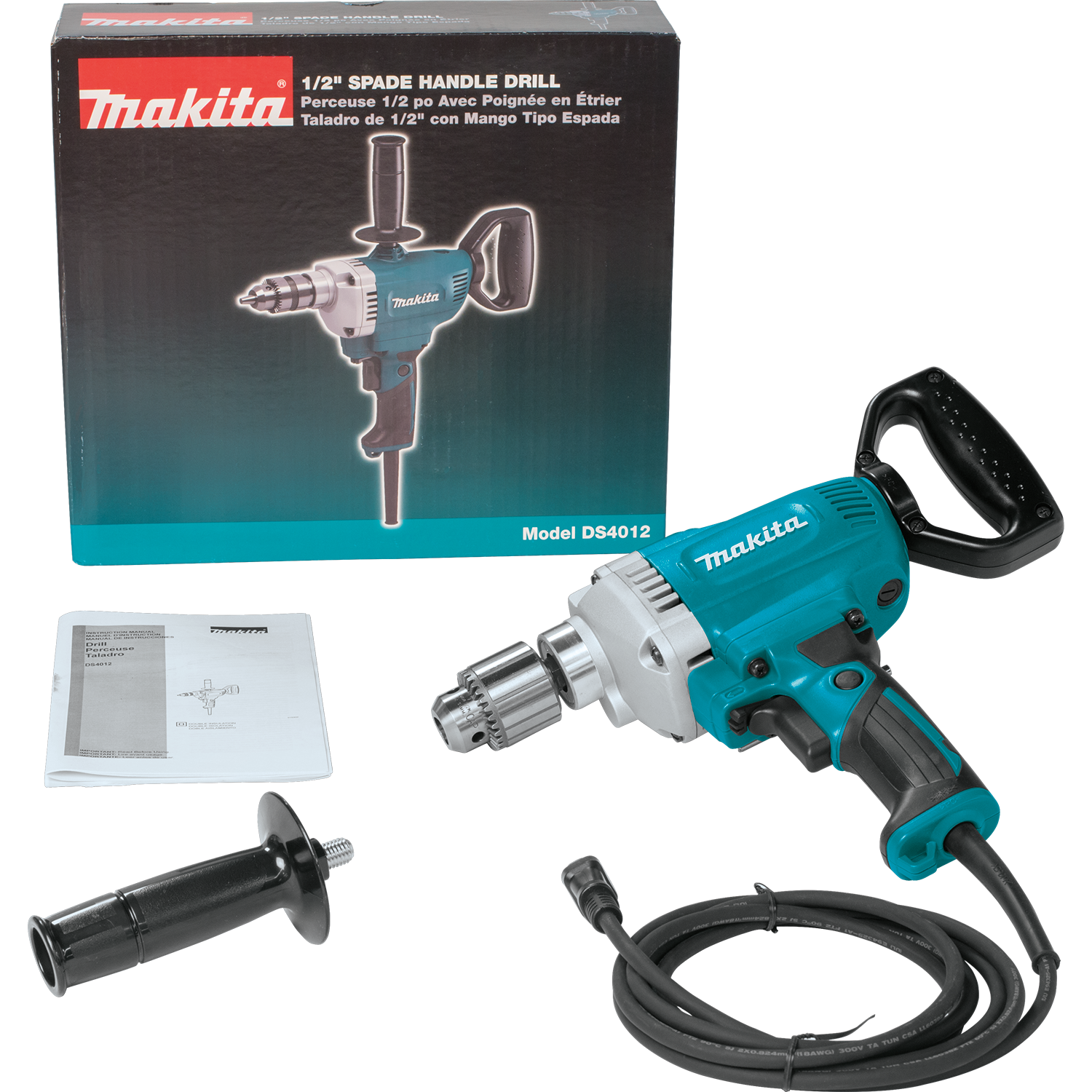 Makita 13mm High Torque Drill/Mixer DS4012 tool-junction-nz