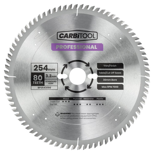 Carbitool Professional Blade 305mm x 100T x 30mm x 3.2mm TCT BP30530100