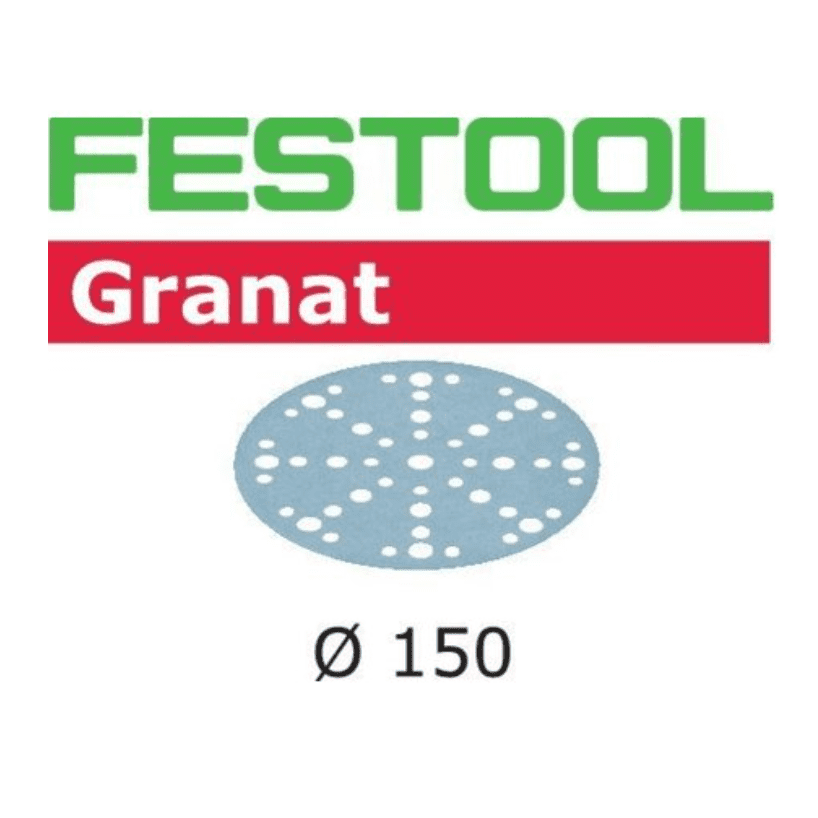 D150 Festool Granat Sandpaper P40-P1500 50/100pk