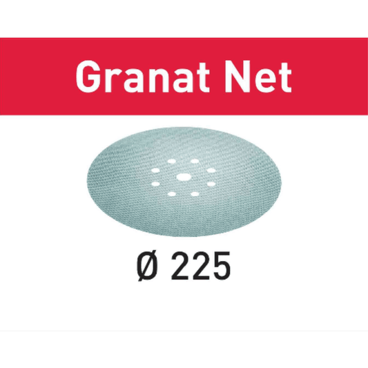 D225 Festool Granat NET Sandpaper 25Pk
