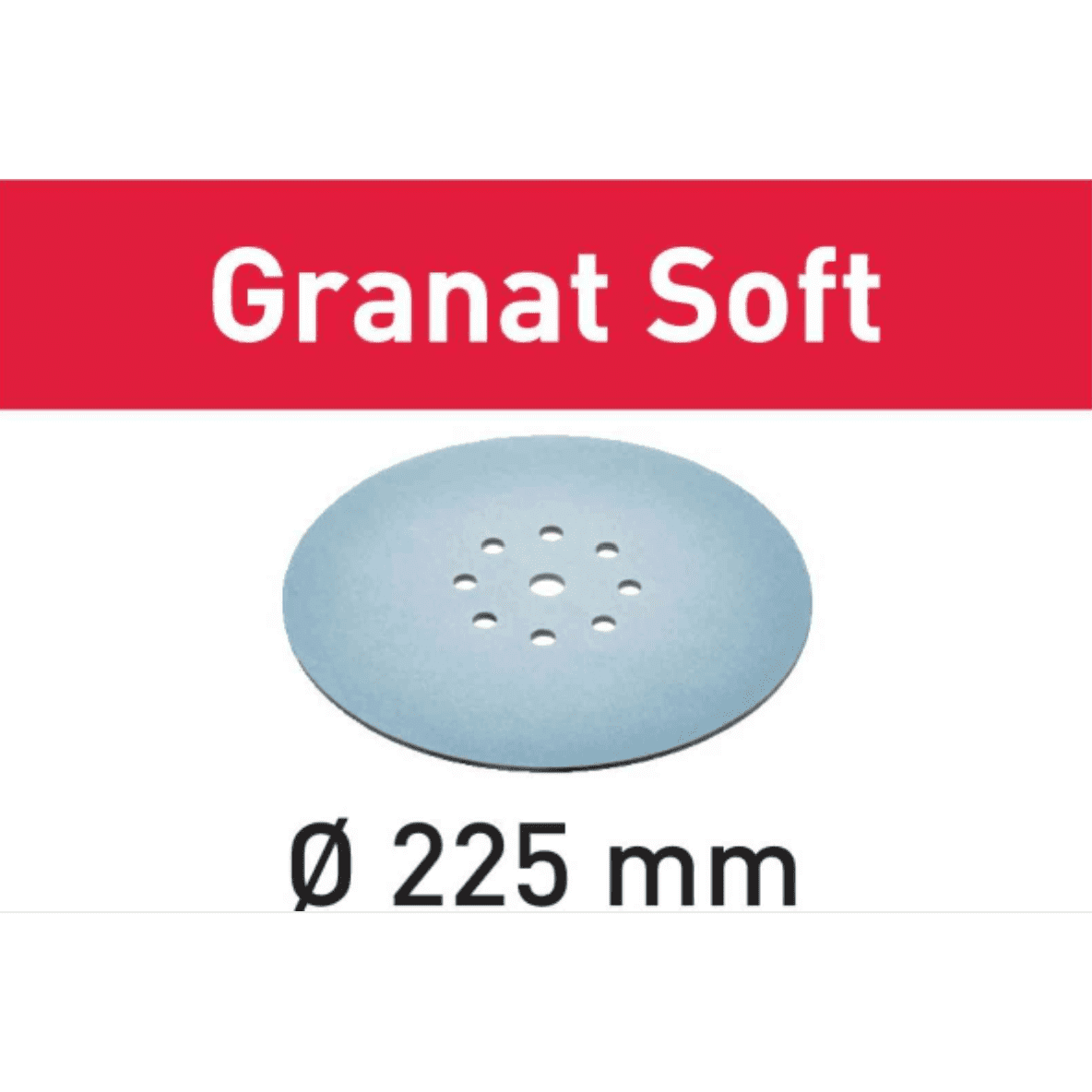 D225 Festool Granat Soft Sandpaper 25Pk