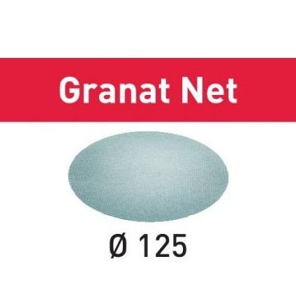 D 125 mm Festool Granat Sandpaper NET 50Pk