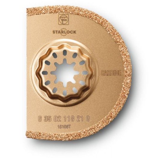 FEIN 63502125210 SAW BLADE SL SEGM. TC D75X1.2 CARBIDE 1.2MM THICK 1 PACK