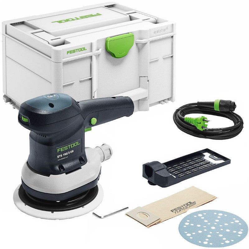FESTOOL ETS 150/3 EQ-PLUS RANDOM ORBITAL FINISHING SANDER IN SYSTAINER