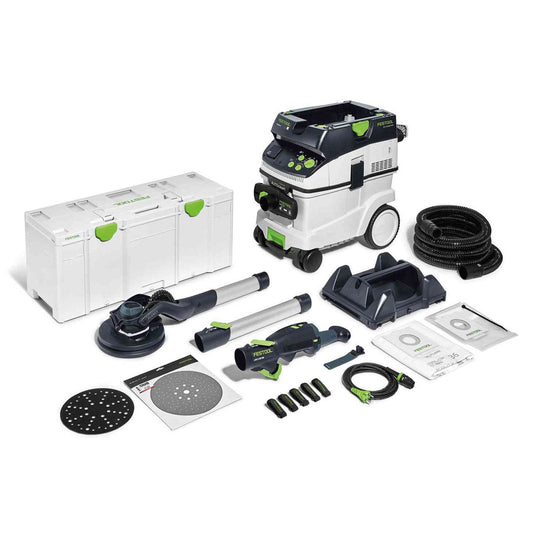 FESTOOL PLANEX, LHS 2 225 LONG-REACH POLE SANDER SET WITH CT36 DUST EXTRACTOR