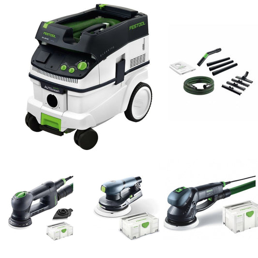 FESTOOL ROTEX & ETS SANDER KIT WITH CTM 26 DUST EXTRACTOR