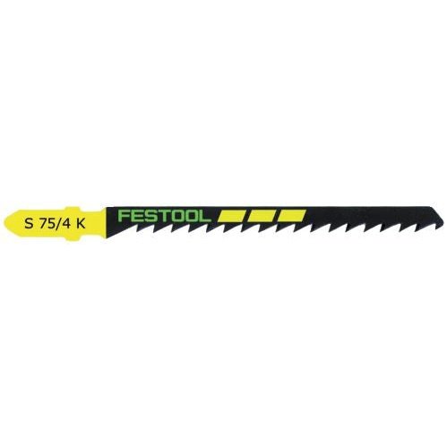 FESTOOL S 75/4 K/5 CROSS SET TEETH JIGSAW BLADES 486563