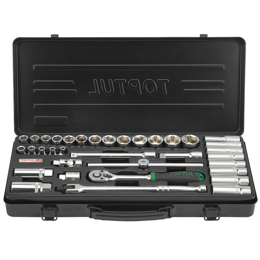 Socket Set 3/8"Dr Std & Deep Metric 35pc 6-24mm gbb3514