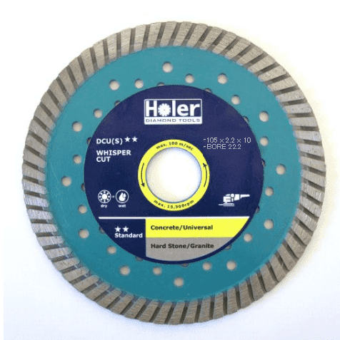 HOLER DDS0105-005 WHISPER CUT TURBO BLADE 105X2.2X10MM DCU S ★★