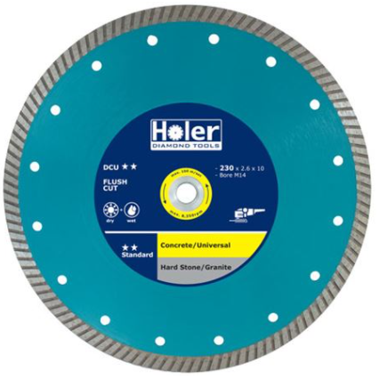 HOLER DDS0230-005F FLUSH CUT BLADE 230X2.6X10MM DCU ★★