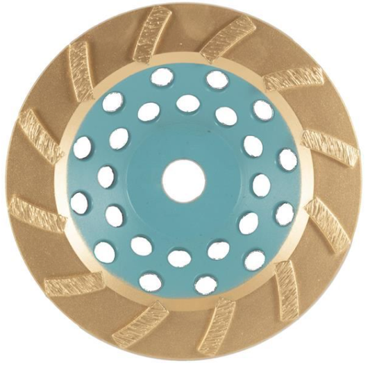 HOLER DGC0100-020 Cup Wheel | Turbo Spiral | 100mm | Gold #25 | TS ★