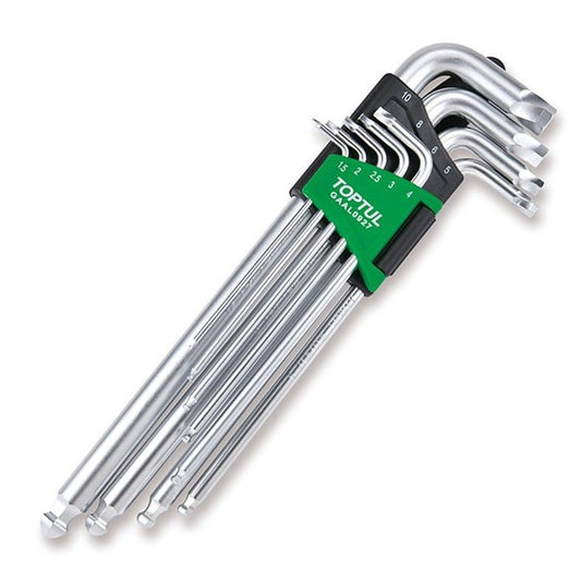 Hex Key Extractor Set Extra Long 9pc 1.5-10mm gaal0927