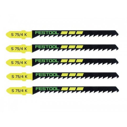 JIG SAW BLADE FOR CURVES S 75/4K/5 5 PACK 204265