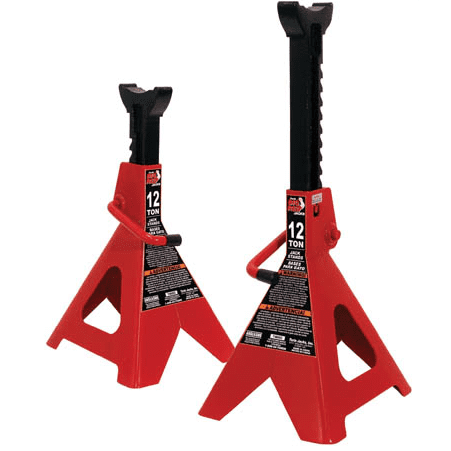 Jack Stand 12 TON ANSI Pair TORIN - BIG RED T41201