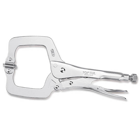 Plier Locking C Clamp Swivel Tip 11" dmaa1a11