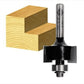 REBATING BIT 9.5MM TCT, 2 FLT 1/2 SHK W/BEAR t1712b1-2